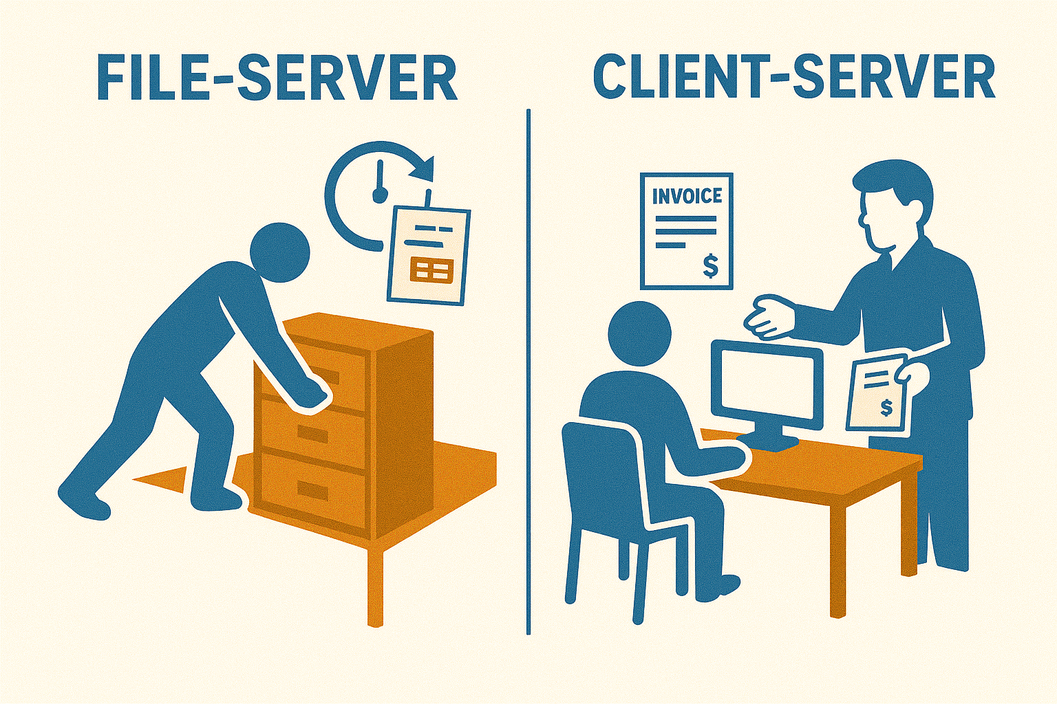 File-server architecture places a greater strain on your network