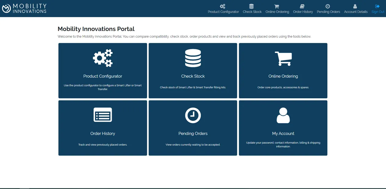 Autochair's Trade Portal