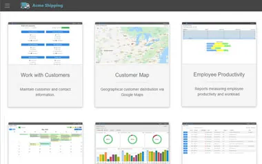 Helpdesk portal built with m-Power