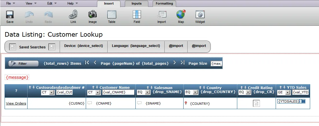 Screenshot of m-Painter's interface