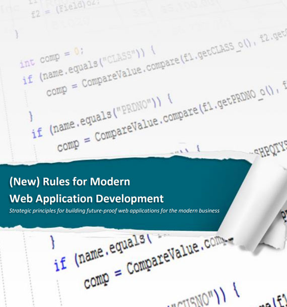 (New) Rules for Modern Web Application Development