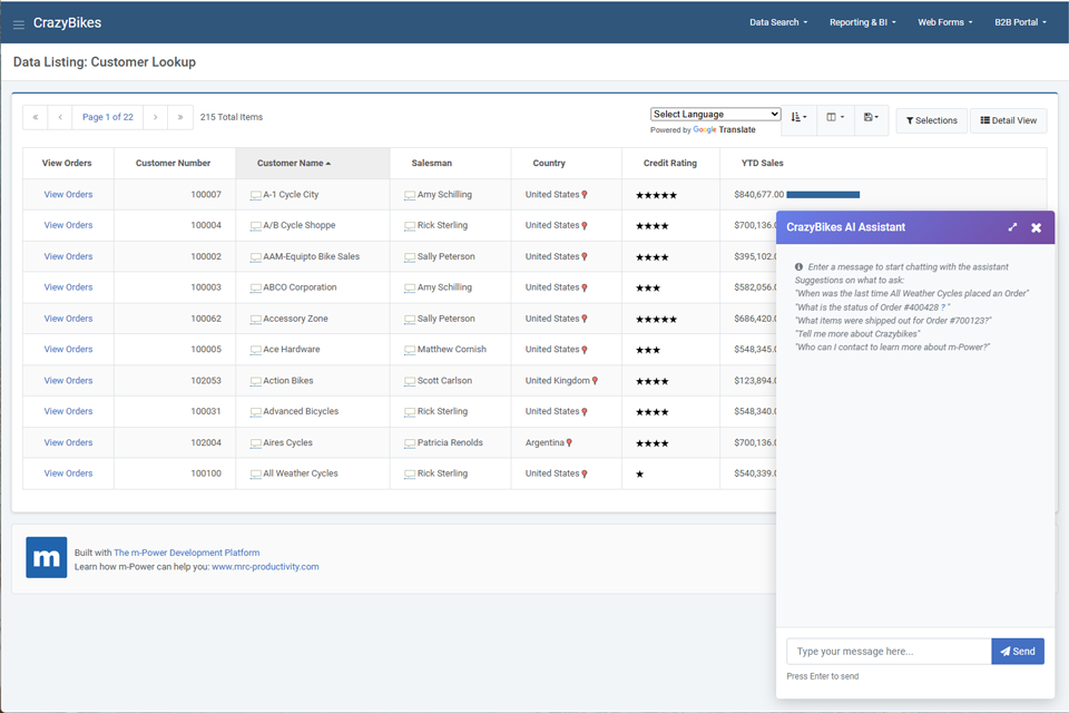 AI Customer Lookup Assistant