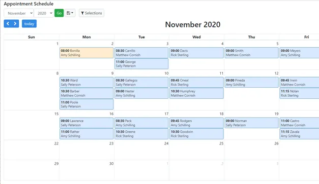 Scheduling apps with m-Power