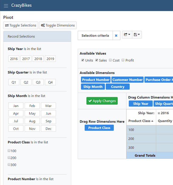Bring your pivot tables to the web
