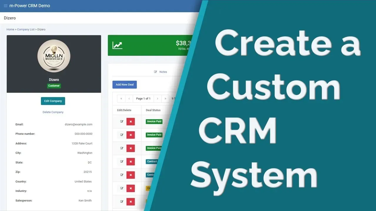 Video: Creating a custom CRM system with low-code